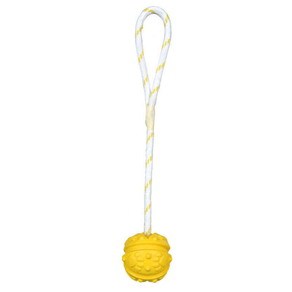 Trixie Ball am Seil, Naturgummi/schwimmt Dog Hund Spielzeug div. Größen
