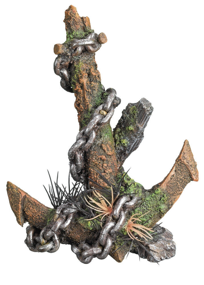Nobby  Aqua Ornaments "ANKER" MIT PFLANZEN14,5 x 10,0 x 19,0 cm Aquarium Fisch