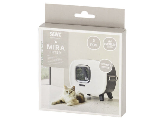 Nobby  Filter fuer Katzentoilette MIRA 2 St., 12 x 12 cm WC Klo Katze Cat