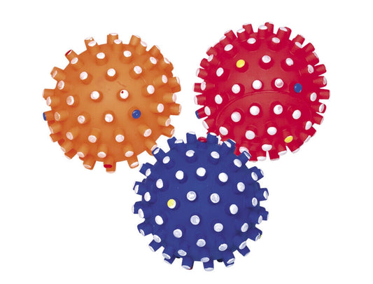 Nobby  Vinyl Noppenball "CLASSIC" mit Squeakerfarbig sortiert 10 cm Hund