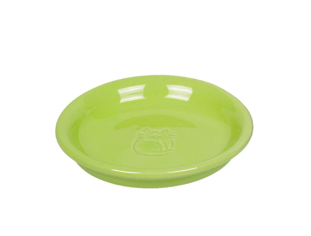 Nobby Napf  Katzen Keramik Milchschalehellgruen  14 x 2 cm