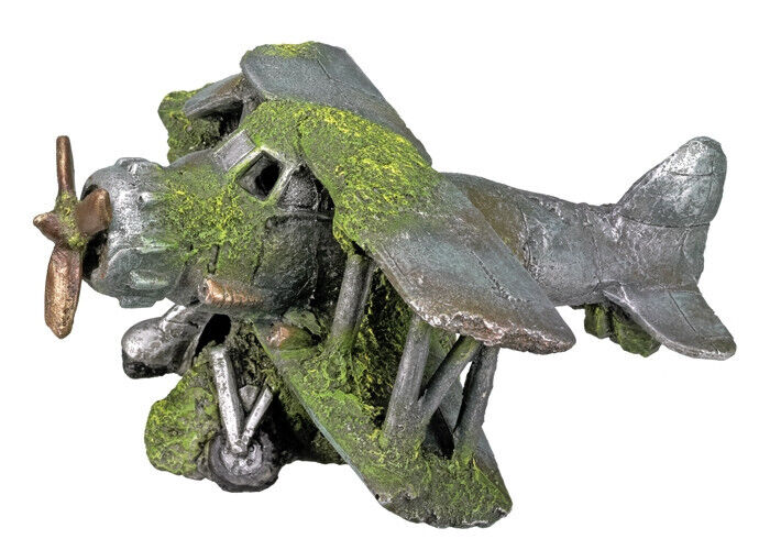Nobby  Aqua Ornaments "FLUGZEUG"19 x 19 x 8 cm Aquarium Fisch Deko