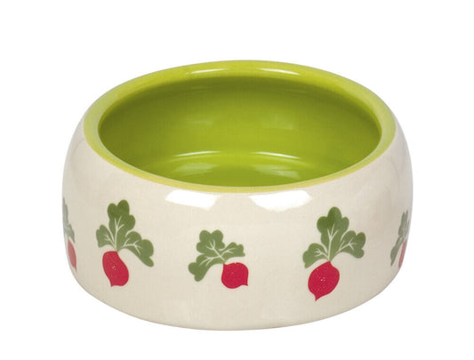 Nobby  Nager Keramik Futtertrog "Radish"? 14,5 x 5,5 cm, 0,5 l
