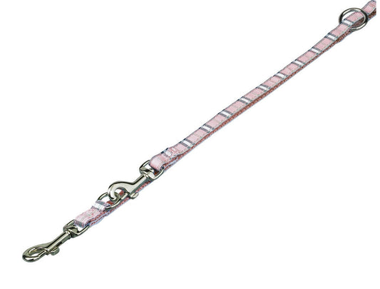 Nobby Führleine Tartan rosa L: 200 cm; B: 10 mm Hund Dog Leine