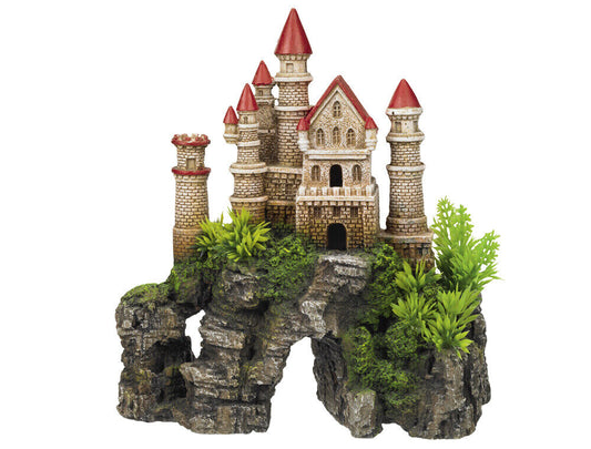 Nobby  Aqua Ornaments "SCHLOSS" mit Pflanzen20,3 x 9,3 x 21,7 cm