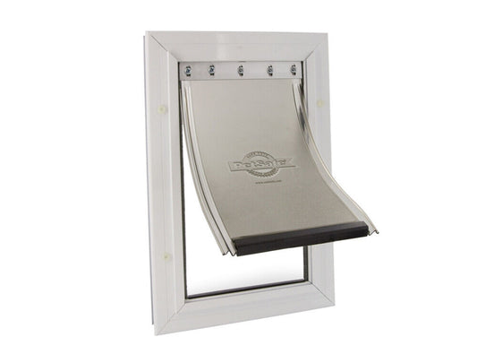 Nobby  PetSafe Tür 600weiss 29,8 x 20,1 cm 2 Wege Freilauftür Katzenklappe