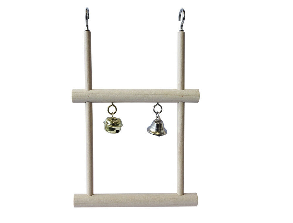 Nobby  Trapezschaukel doppelt, mit Glocke12,5 x 20,5 cm Vögel
