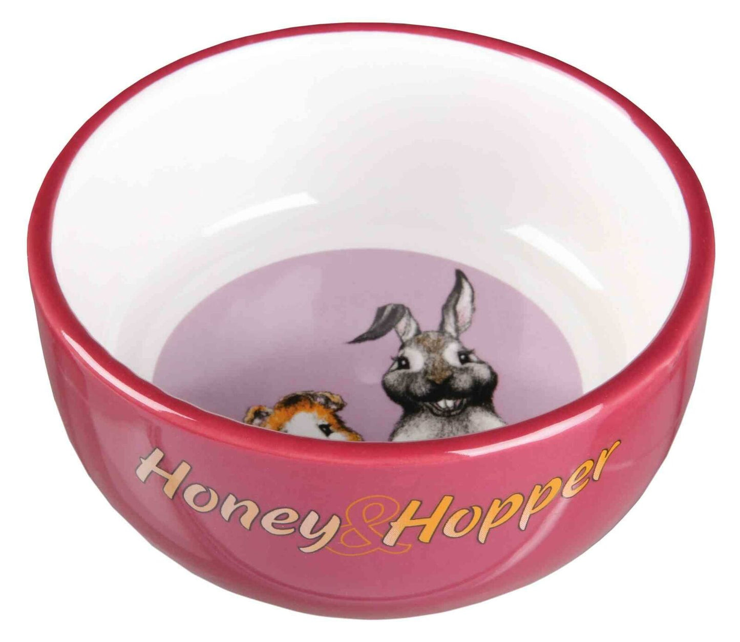 Trixie Honey & Hopper Keramiknapf, 11 cm 250 ml Nager Kanninchen Meerschweinchen