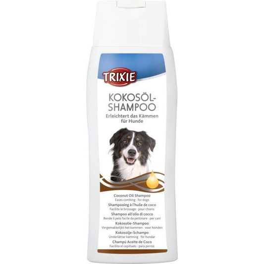 Trixie Shampoo Kokosöl-Shampoo Hunde Dog 250 ml erleichtert das Kämmen