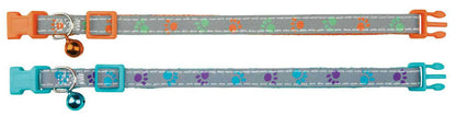 TRIXIE Safer Life Katzenhalsband reflektierend Kunststoff Katzenleine Welpen