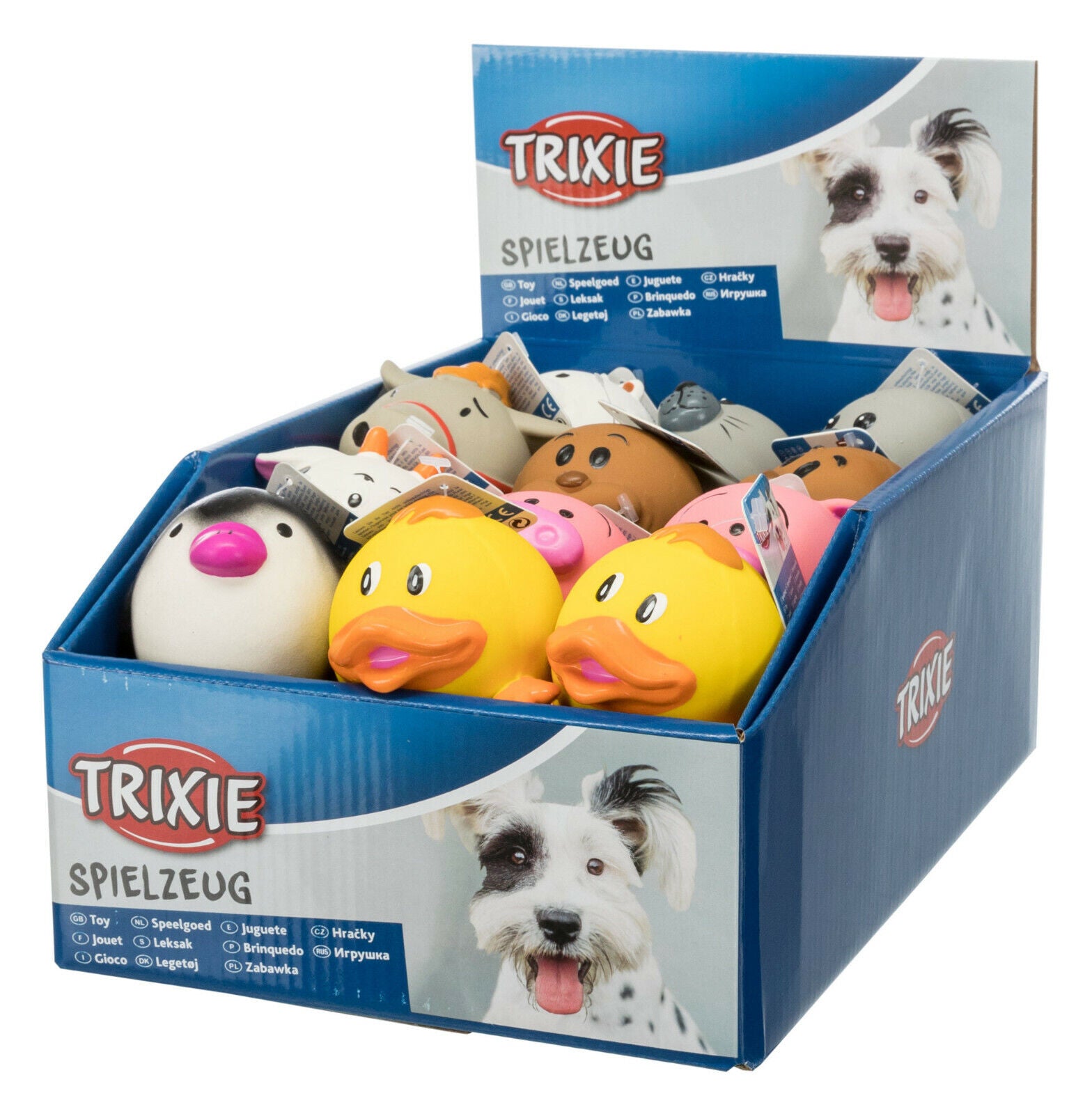 Bagel Balltier Huhn Ball Tier Fun Aktiv Hund Hundespielzeug Dog Latex Stimme