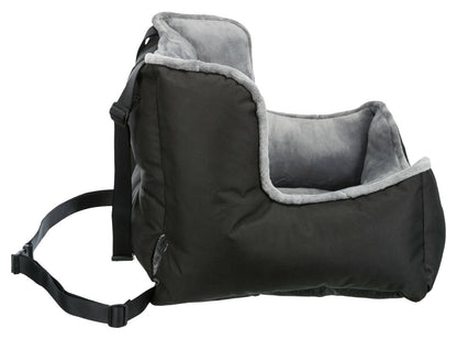 Trixie 13179 Hunde Autositz schwarz/grau Reisebettchen Transport Sicherheit Hund