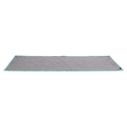 Trixie Nager Fleecedecke grau/türkis Pipi Pads Indoor Meerschweinchen Kaninchen