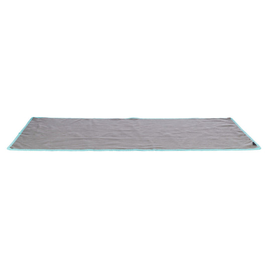 Trixie Nager Fleecedecke grau/türkis Pipi Pads Indoor Meerschweinchen Kaninchen