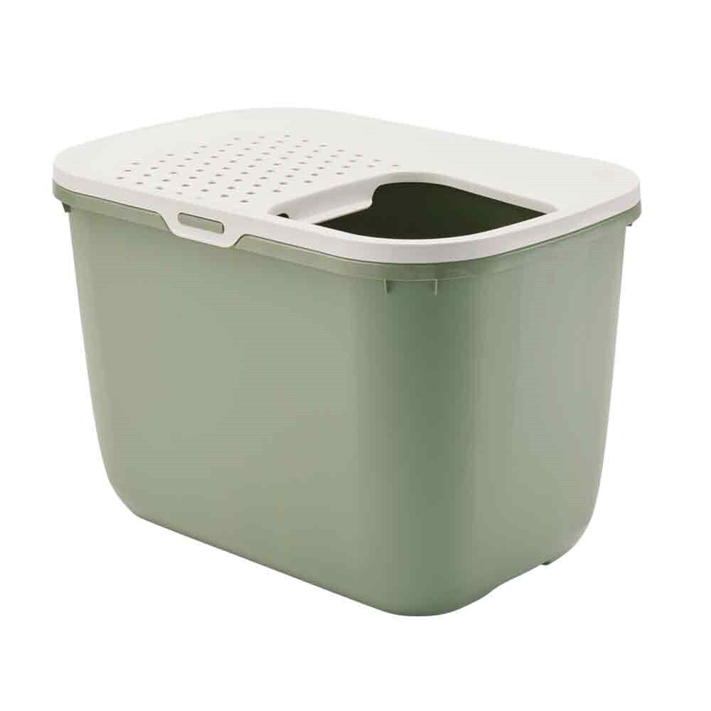 Nobby  Katzentoilette  Hop In botanik gruen 58,5 x 39 x 39,5 cm Katze Cat WC