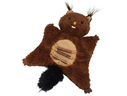 Nobby  Plüsch Eichhoernchen mit Matatabi27 cm Katze Spielzeug Kauen Jagen