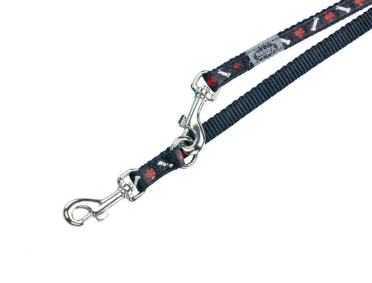 Nobby Führleine  Mini  schwarz L: 200 cm; B: 10 mm Hund Dog Leine