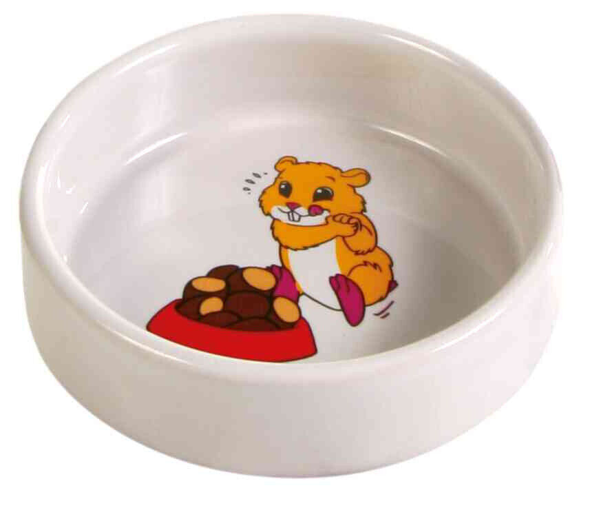 Trixie Keramik Hamster Meerschweinchen Kleintier Nager Napf Futternapf Kaninchen