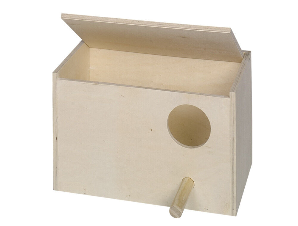 Nobby  Grosssittich Nistkasten waagerecht30 x 20 x 20 cm Vogel Haus Kasten