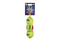 Nobby Tennisball mit Squeaker sortiert S 5,0 cm 3er NetzBall Hund Dog Spielzeug