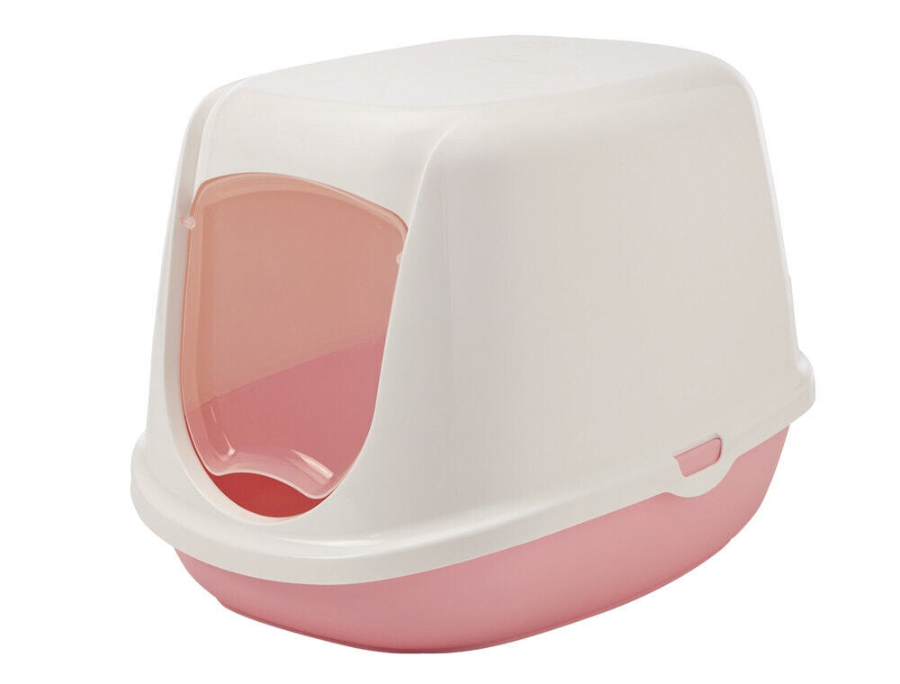 Nobby  Katzentoilette DUCHESSE sweet blau / weiss 44,5 x 35,5 x 32 cm Katze Cat