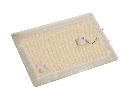 Nobby Kratzmatte beige braun Katze Sisal Kratzbrett Katzenkratzbrett Kratzmöbel