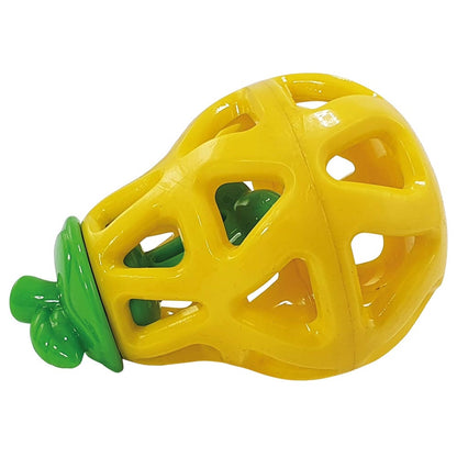 Nobby  TPR Snack Birnegelb; 13 cm Hund Spielzeug Kauen Leckerlie