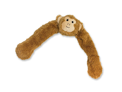 Nobby Hundespielzeug Plüsch Esel Affe 55cm quietschend mit Seil innen Hund