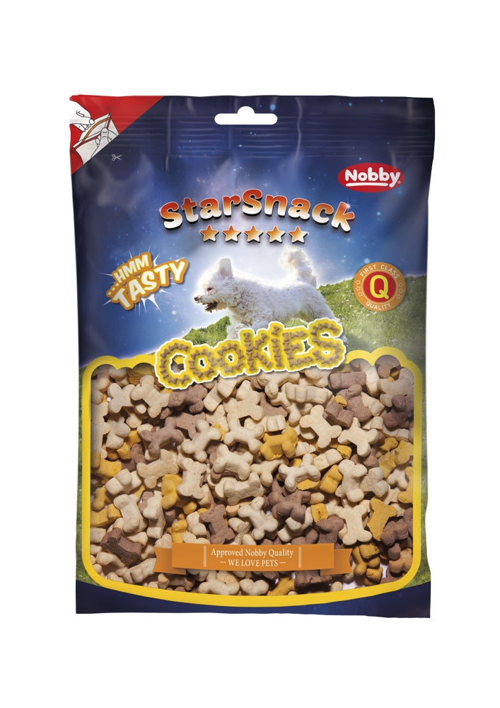 Nobby Starsnack Cookies Puppy 500g Cookie Bones Leckerli Kekse Snack Hund
