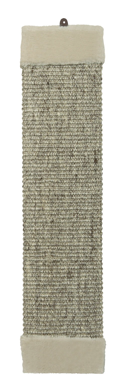 Nobby Kratzbrett grau beige 61x15cm Plüsch Sisal Katze Kratzmatte Kratzspielzeug