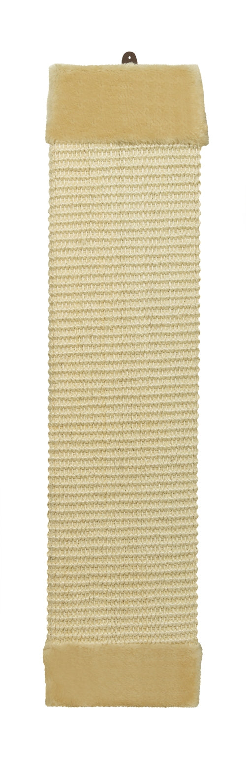 Nobby Kratzbrett grau beige 61x15cm Plüsch Sisal Katze Kratzmatte Kratzspielzeug