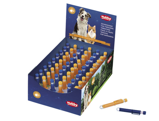 Nobby Zeckenzange Kunststoff Zeckengreifer Zeckenhaken Zeckenpinzette Hund Katze