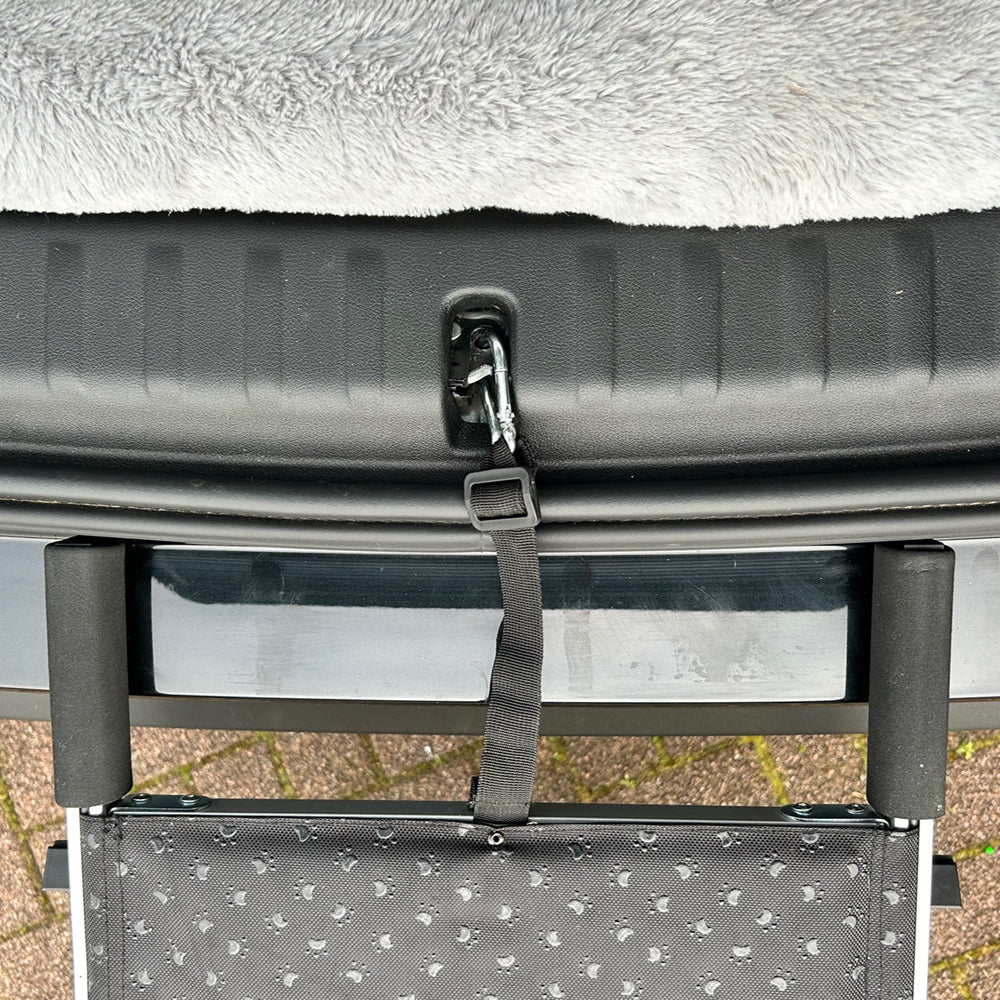 Nobby Aluminium Falt-Treppe 4-stufig 75kg Hunderampe Hundetreppe Hund rutschfest