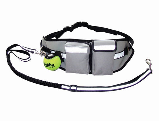Nobby Hüftgurt Expert Bauchgurt Taschen Hundeleine bis 30kg Hund Agility Gassi