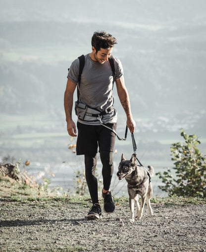Nobby Hüftgurt Expert Bauchgurt Taschen Hundeleine bis 30kg Hund Agility Gassi