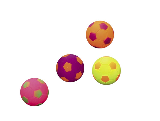 Nobby Moosgummi Fußball 5,7cm Hundespielzeug Ball Spielzeug Gummiball Hund