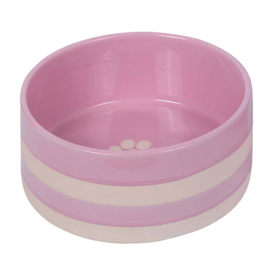 Nobby Keramik Napf Strio rosa Hund Katze Dog Cat