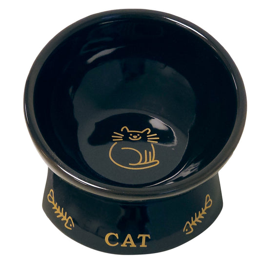 Nobby Katzen Keramiknapf Katzennapf Golden Cat ergonomisch erhöht Napf Katze