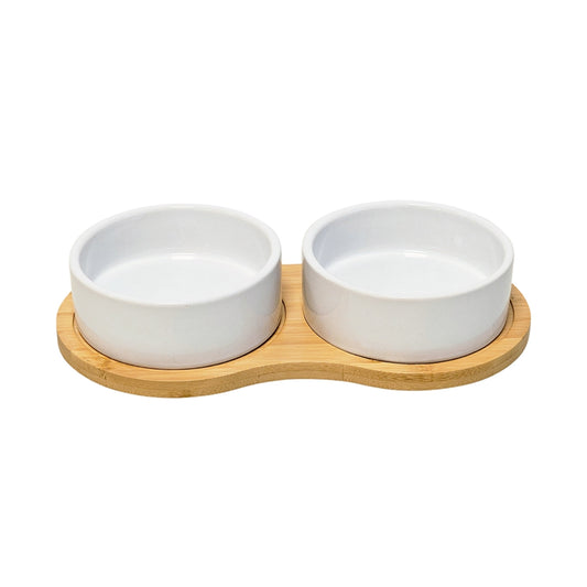 Nobby Futterbar BAMBASSO Bambus Fressnapf Futternapf Wassernapf Hund Katze