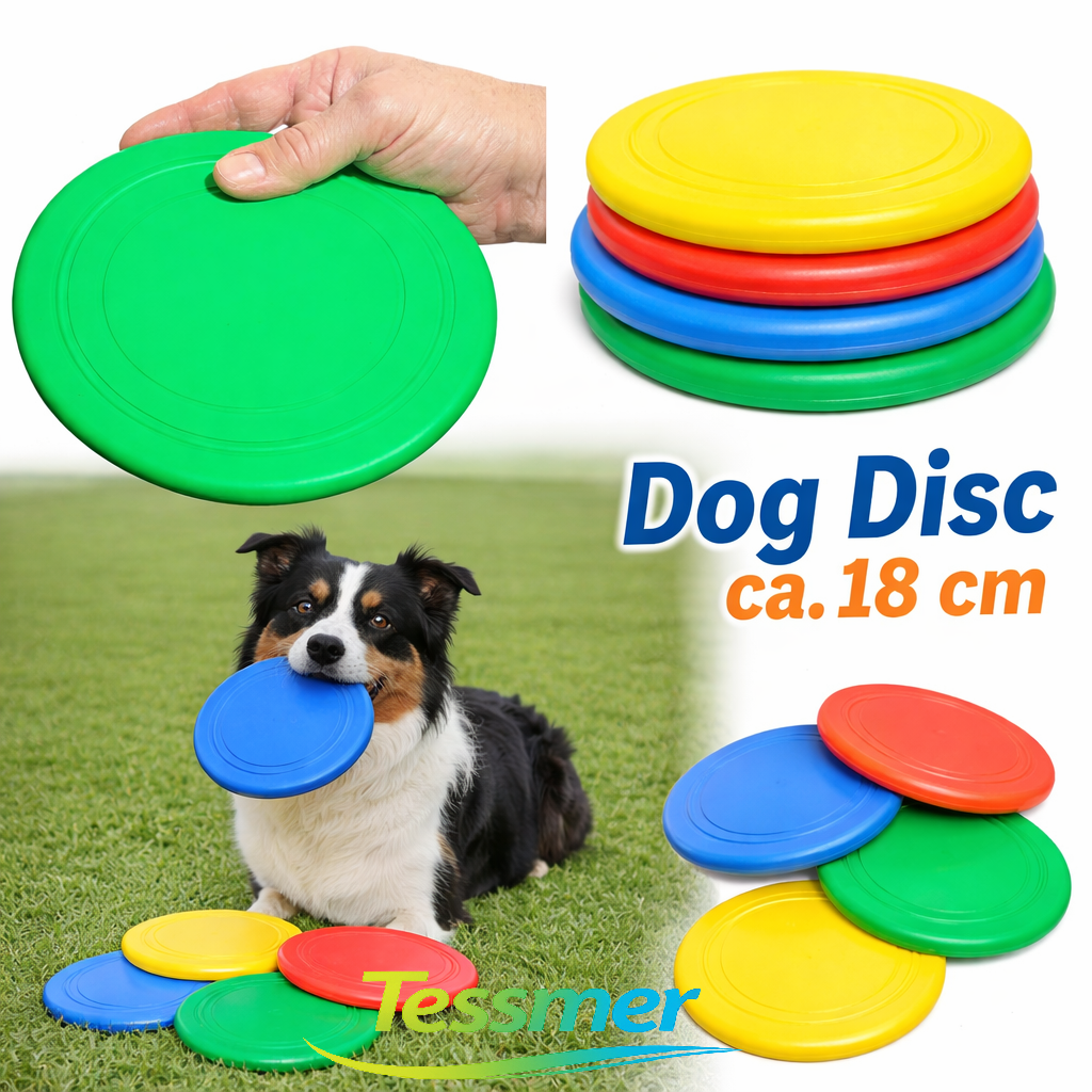 Dog Disc Naturgummi ø 18 cm Frisbee -Scheibe schwimmend Flying Fun