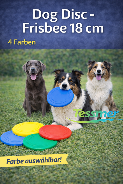 Dog Disc Naturgummi ø 18 cm Frisbee -Scheibe schwimmend Flying Fun