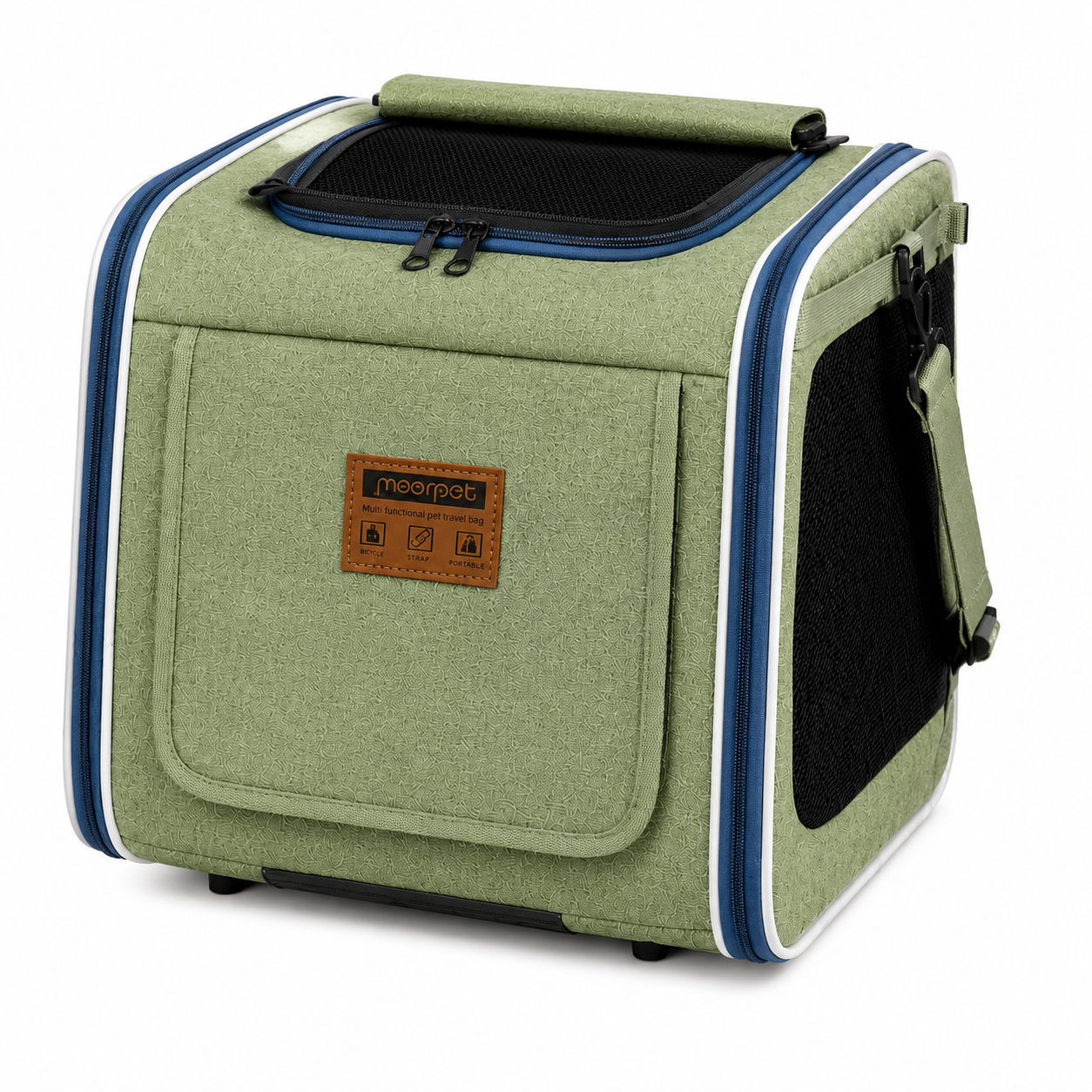 Fahrrad Hundekorb Hundetransport Rucksack 4-in-1 Haustier Tasche Faltbar bis 6kg