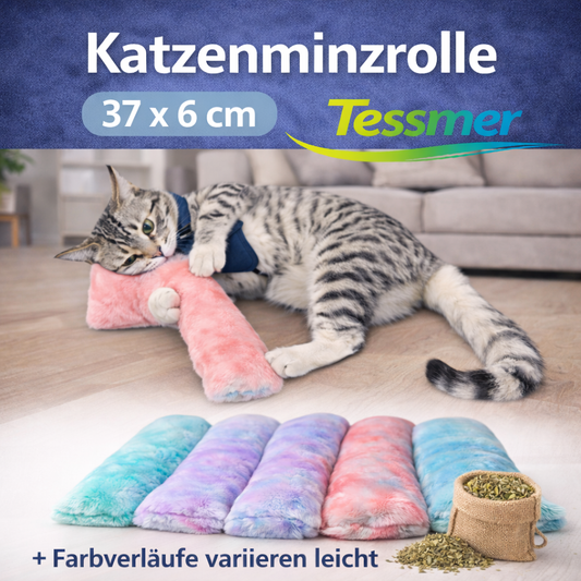 Katzenminzkissen Katzenminz Rolle Katzen katzenkissen Spielzeug 37*6CM