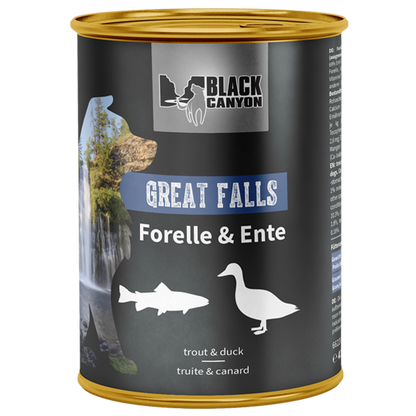 BLACK CANYON Great Falls - Forelle und Ente 410 g / 820 g