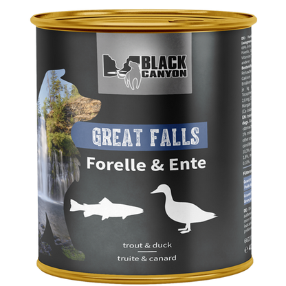 BLACK CANYON Great Falls - Forelle und Ente 410 g / 820 g