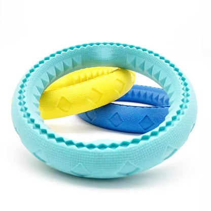 Aqua Toy Ring Schwimmring Hundespielzeug TPR schwimmt, beschäftigung 17 cm Hund