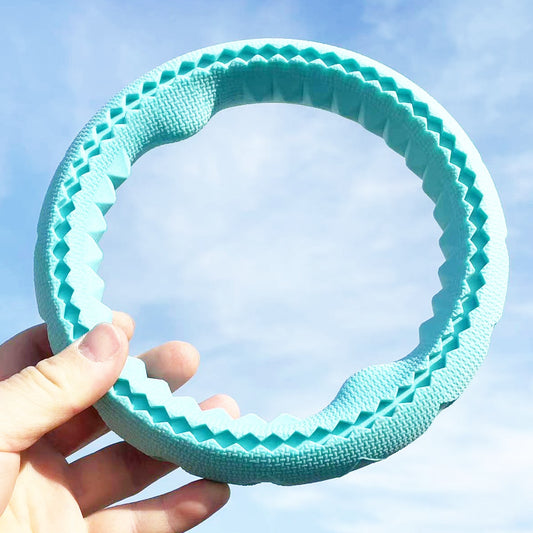 Aqua Toy Ring Schwimmring Hundespielzeug TPR schwimmt, beschäftigung 17 cm Hund