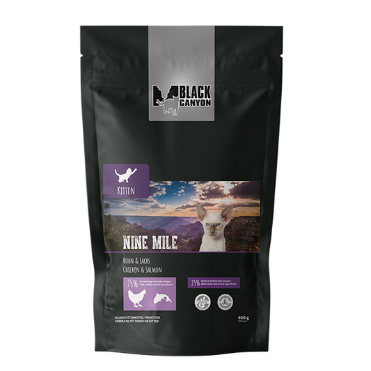 BLACK CANYON KITTEN NINE MILE - Huhn & Lachs 5 kg / 2 kg / 400 g