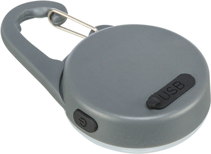 Trixie Flasher Sicherheitslicht mit Prozentanzeige NEU aufladbar Hund Gassi
