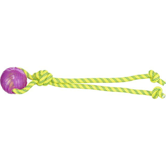Trixie Hundespielzeug Aqua Toy Spieltau mit Ball Tau Spielzeug Hund Dog